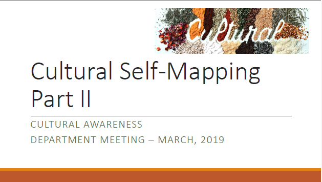 Cultural Self Mapping