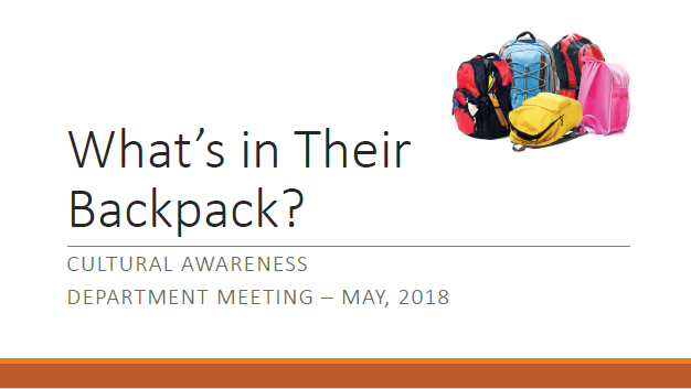 What' s in Their Backpack